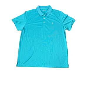 Men’s IZOD Golf Polo shirt teal size XL